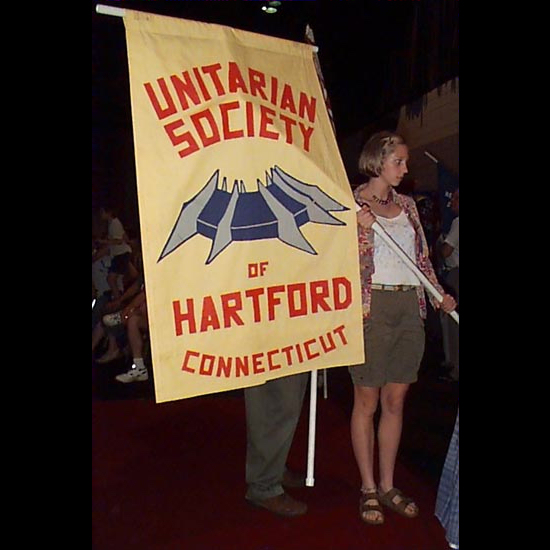 Unitarian Society of Hartford, Connecticut. Jordan Young and Gila Jones.