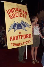 Unitarian Society of Hartford, Connecticut. Jordan Young and Gila Jones.