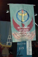 Northwest Unitarian Universalist Congregation Atlanta. Jordan Young and Gila Jones.