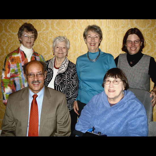 Six recipients of the Angus MacLean Award, posing for a group shot. Photo by Susan Lawrence/UUA.