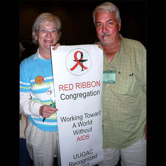 Global AIDS Coalition Red Ribbon awardees. Photo by Rick Merritt.