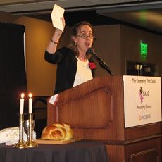 Rev. Jill McAllister, People's Church of Kalamazoo, MI speaks at ISAAC (Interfaith Strategy for Advocacy and Action in the Community) 