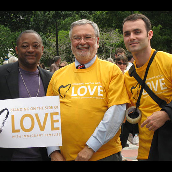UUA Presidential Candidate at Public Witness Event. Photo by Helio Fred Garcia.
