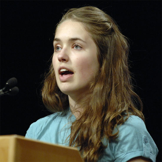 Youth Presenter. Photo by Nancy Pierce.