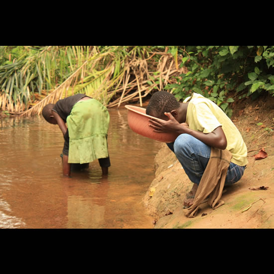 Image from the village of Jukwa, Ghana. Image by Erik Mohn.