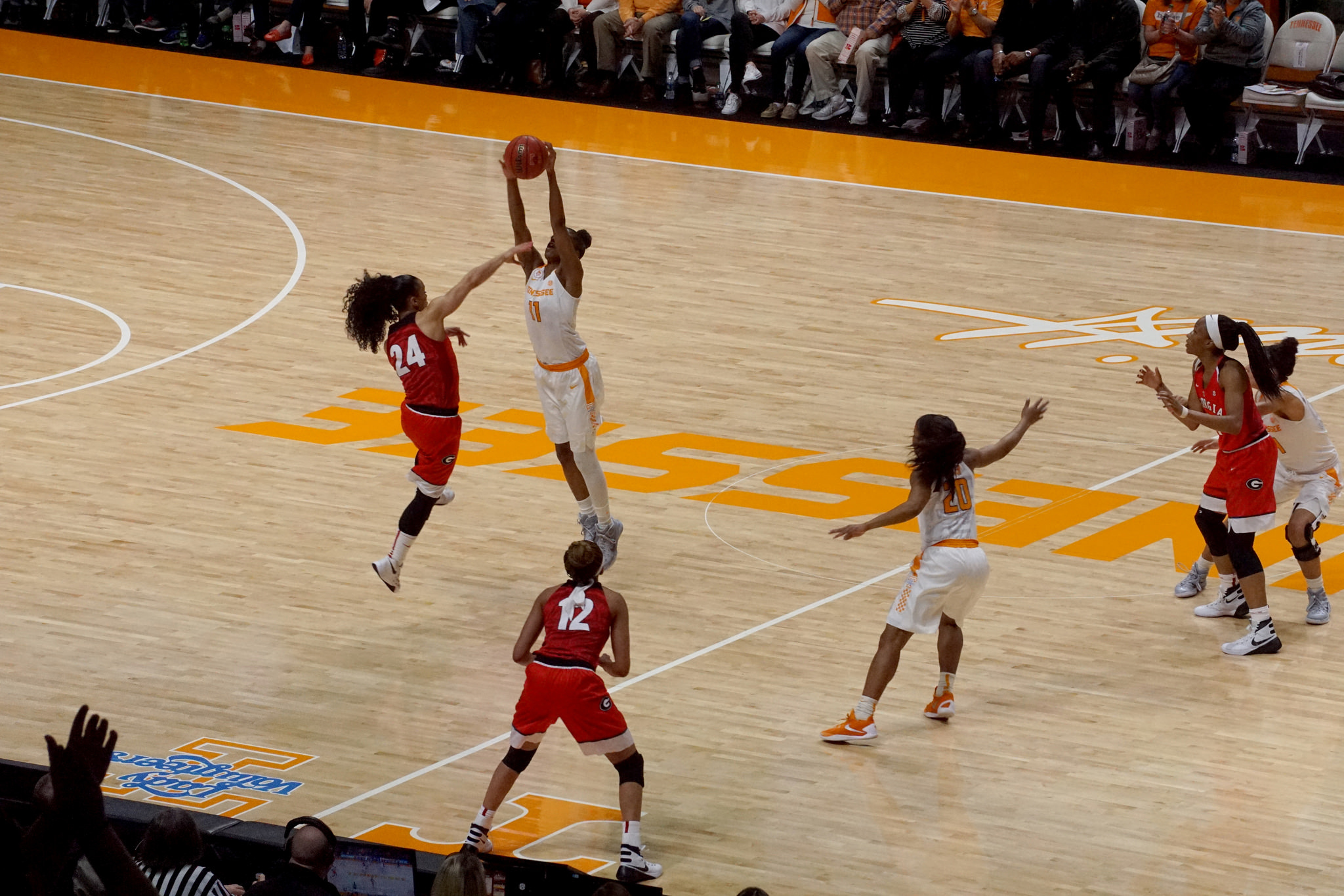 An action shot of the 