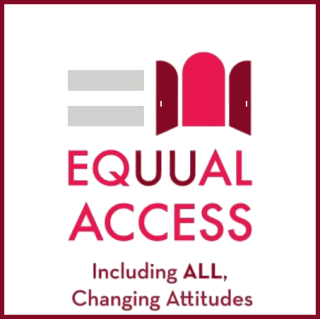 logo of EqUUal Access "Including ALL, Changing Attitudes"