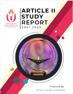 cover of A2SC's Jan 2023 report to UUA BoT