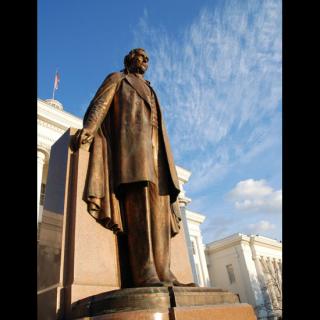 Statue of Jefferson Davis in Montgomery, AL.