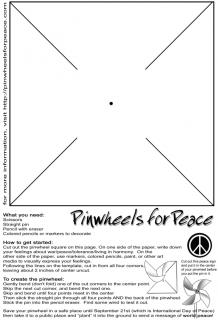 HANDOUT 1 Pinwheel Template and Instructions