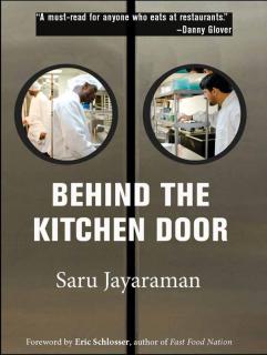 Cover: Behind the Kitchen Door by Saru Jayaraman.