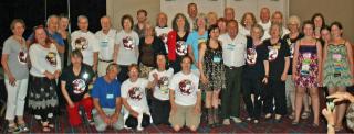 Members of Bellingham Unitarian Fellowship at GA 2015, many wearing Lummi Nation T-shirts