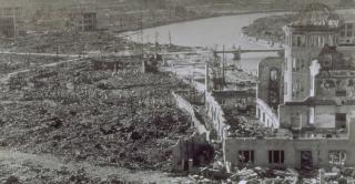 Photo of Hiroshima, Japan after the nuclear bomb was dropped