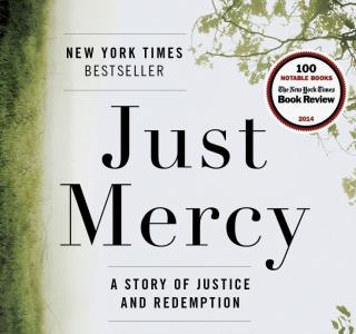 Cover of the book, "Just Mercy"