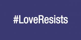 Love resists logo 