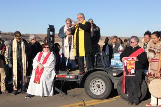 UUA President speaks at witness at Standing Rock