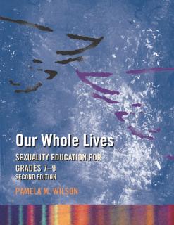 Book cover for Our Whole Lives, Grades 7 - 9, Second Edition.