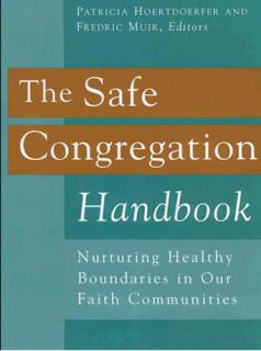 Book cover for The Safe Congregation Handbook..