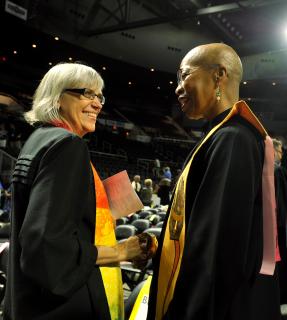 Rev. Lora Brandis and Rev. Jacqueline Duhart at The Service of the Living Tradition, General Assembly 2014.