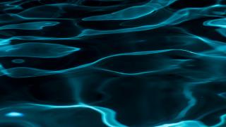 light plays on the ripples of water's surface, up close 