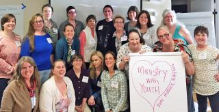 Class Photo from Ministry with Youth Renaissance Module, May 2016 in Newton, MA