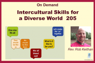 On Demand course from the UU Leadership Institute on Developing Intercultural Skills with Rev. Rob Keithan