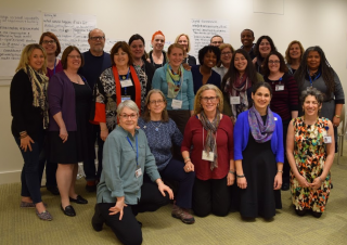 Participants in the April 26-27 Innovation in Religious Education Roundtable hosted by the UUA Faith Development Office 