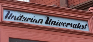Unitarian Universalist building sign