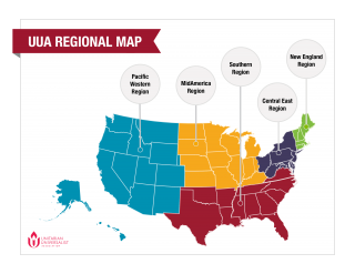 UUA Regional Map