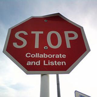 stop collaborate and listen