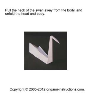 HANDOUT 7 Origami Instructions  Swan