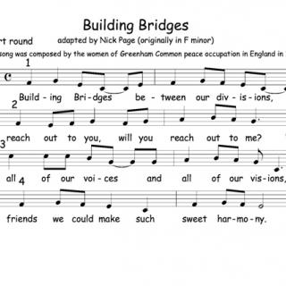 "Building Bridges" from Singing the Journey, Hymn 1023