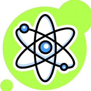 Graphic of atom.