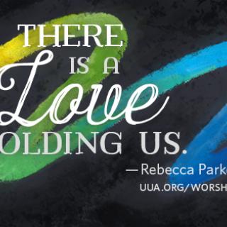 "There is a Love holding us," Rebecca Parker